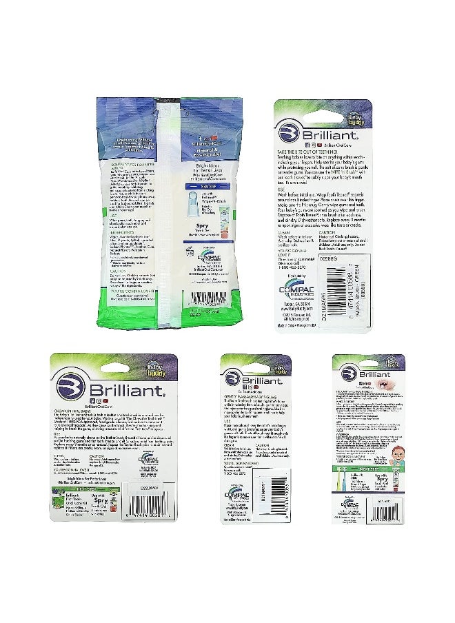 Baby Buddy, Brilliant, 5 Pc Oral Care Kit, 0-24 Months, 5 Piece Kit