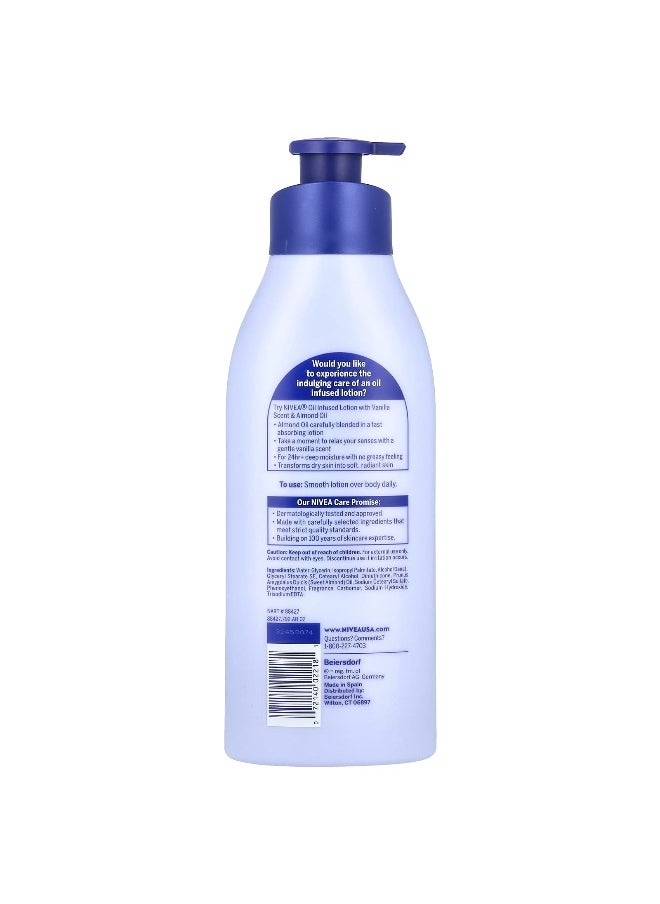 Nivea, Oil Infused Lotion, Vanilla & Almond Oil, 16.9 fl oz (500 ml)