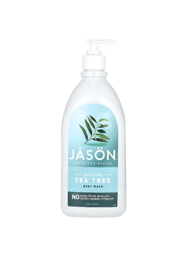 Jason Natural, Body Wash, Purifying Tea Tree, 30 fl oz (887 ml)