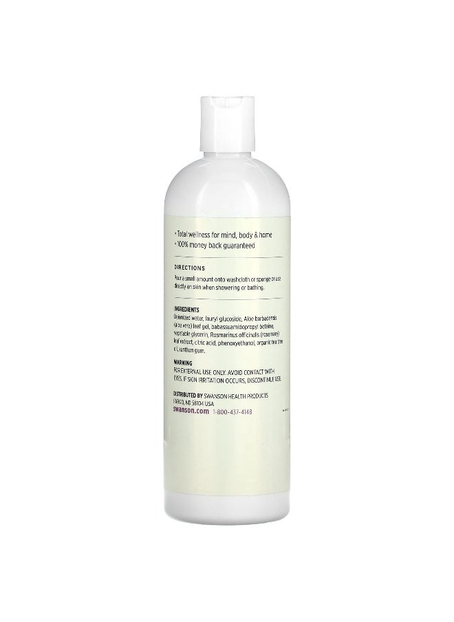 Swanson, Tea Tree Oil Body Wash, Fragrance Free, 16 fl oz (473 ml)