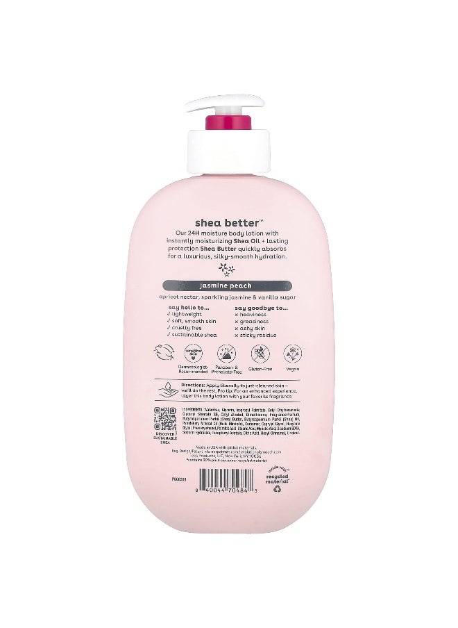 EOS, Shea Better™, 24H Moisture Body Lotion, Jasmine Peach, 16 fl oz (473 ml)