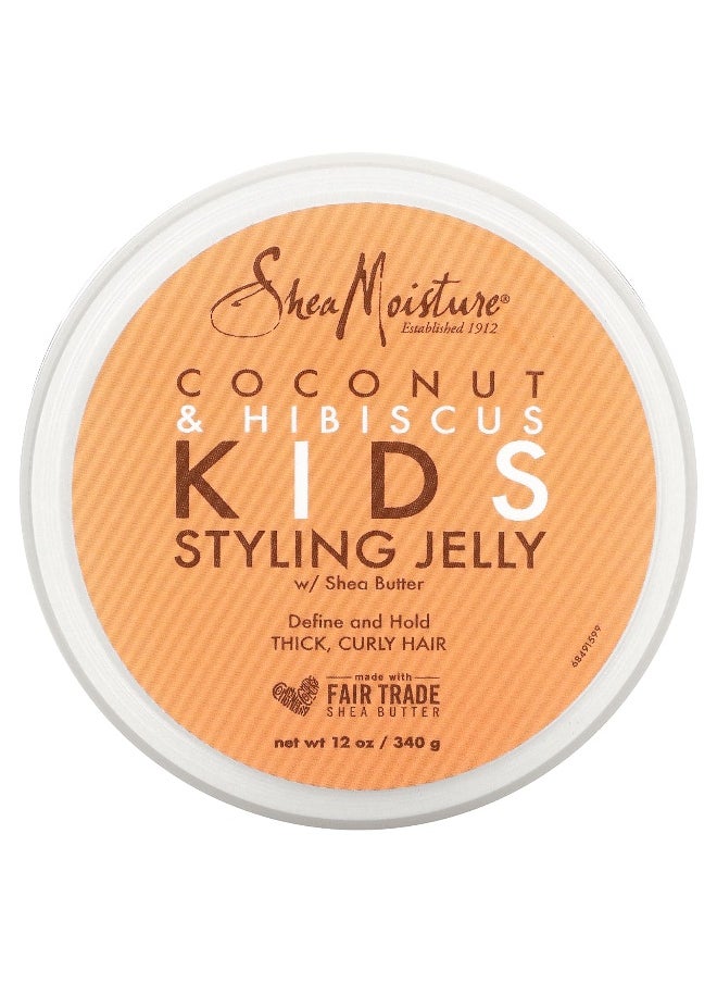 SheaMoisture, Kids Styling Jelly, Coconut & Hibiscus, 12 oz (340 g)