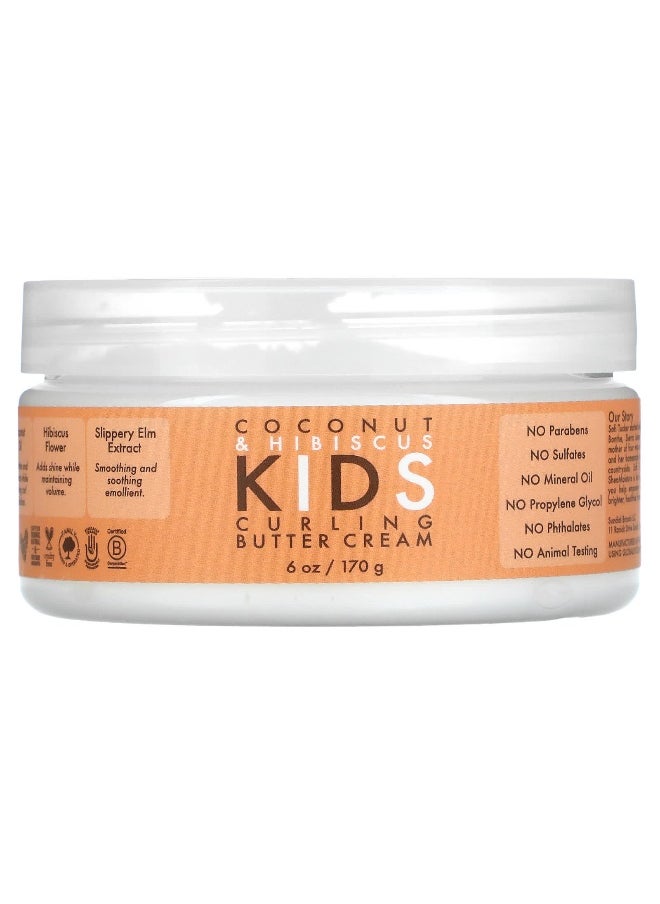 SheaMoisture, Kids Curling Butter Cream, Coconut & Hibiscus, 6 oz (170 g)