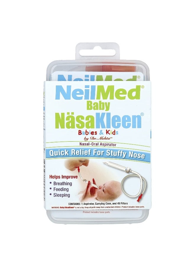 Squip, NeilMed NasaKleen, Babies & Kids Nasal-Oral Aspirator, 1 Kit
