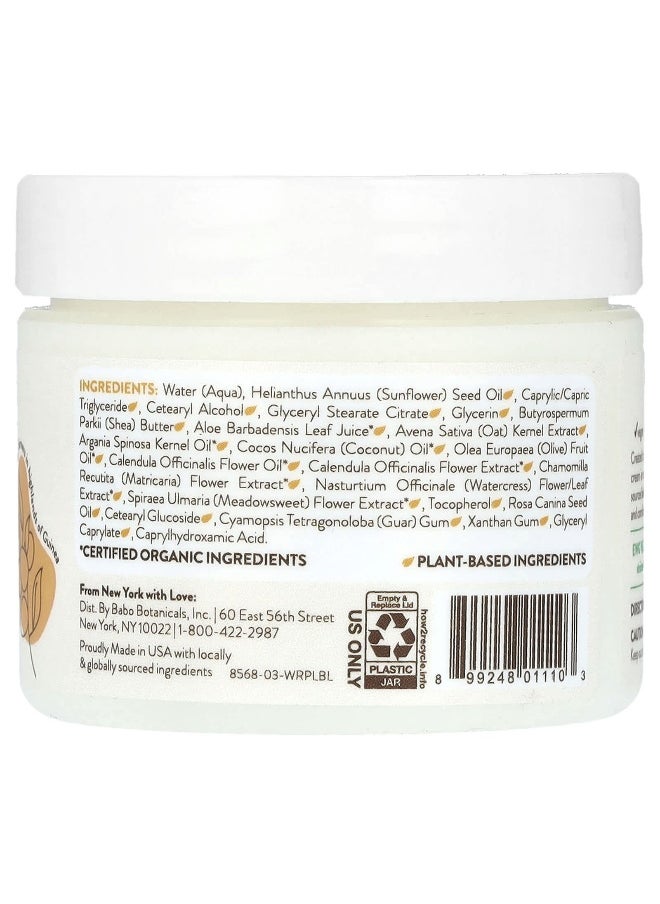 Babo Botanicals, Sensitive Baby Miracle Face Cream, Fragrance Free, 2 oz (57 g)