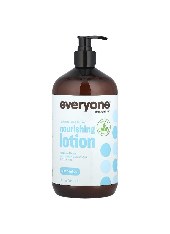 Everyone, Nourishing Lotion, Unscented, 32 fl oz (946 ml)