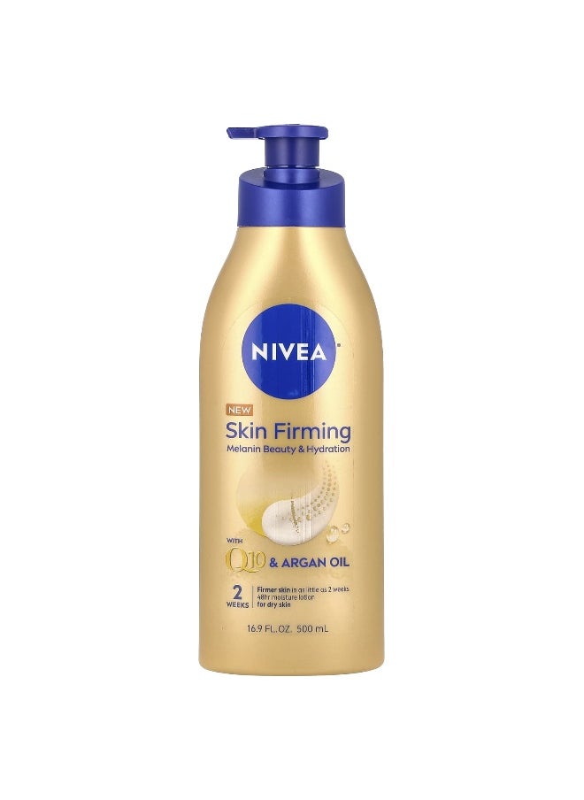 Nivea, Skin Firming Melanin Beauty & Hydration Body Lotion, 16.9 fl oz (500 ml)