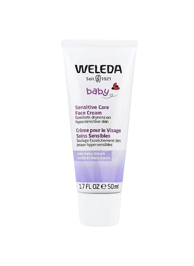 Weleda, Baby, Sensitive Care Face Cream, White Mallows Extracts, 1.7 fl oz (50 ml)