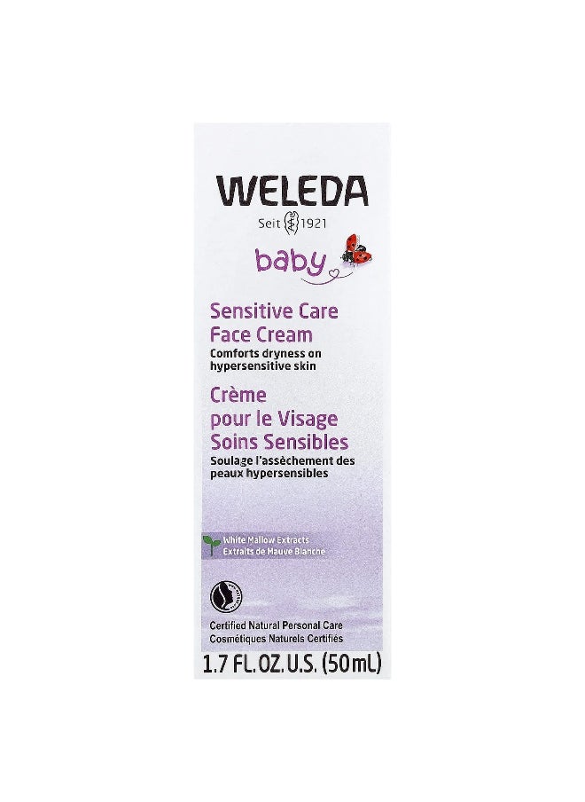 Weleda, Baby, Sensitive Care Face Cream, White Mallows Extracts, 1.7 fl oz (50 ml)