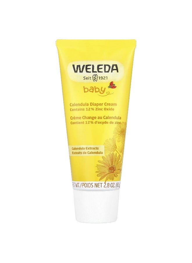 Weleda, Baby, Calendula Diaper Cream, Calendula Extracts, 2.8 oz (81 g)