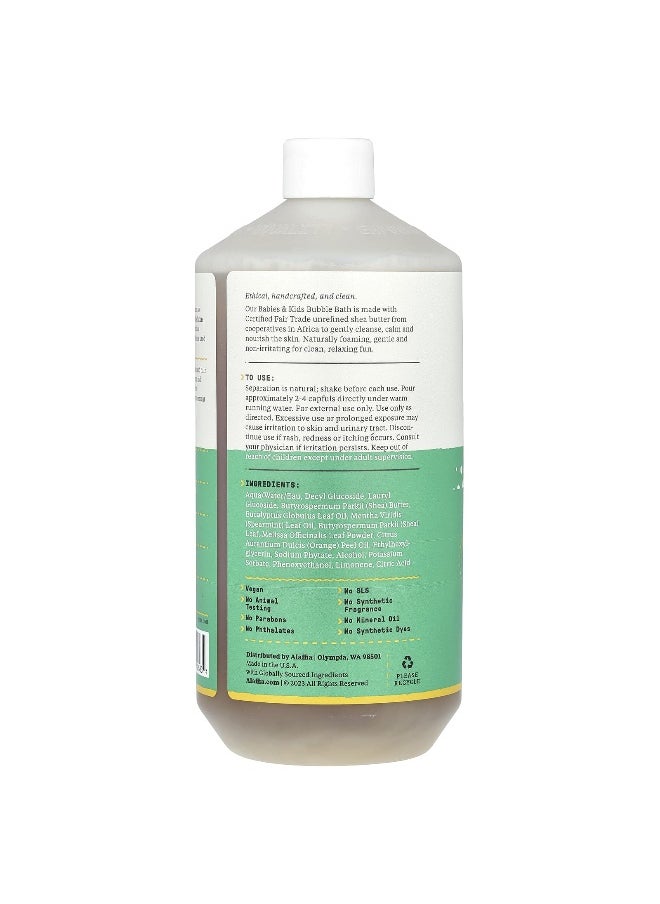 Alaffia, Bubble Bath, Babies & Kids, Eucalyptus Mint, 32 fl oz (946 ml)