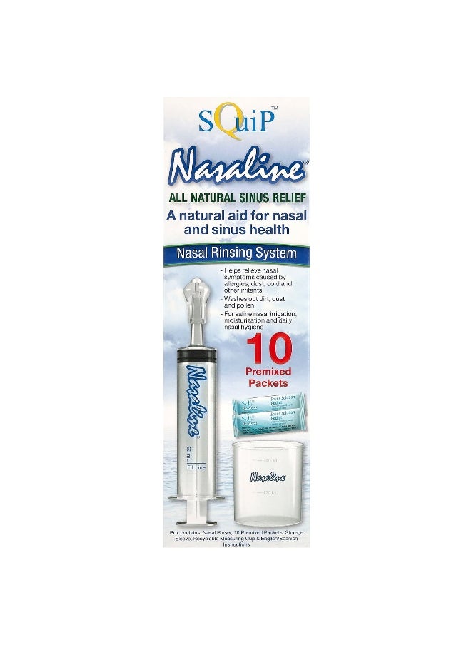 Squip, Nasaline, Nasal Rinsing System, 1 Kit