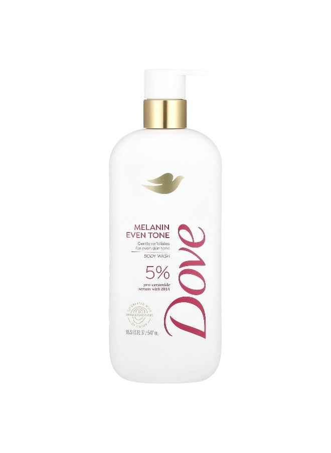 Dove, Body Wash, Melanin Even Tone, 18.5 fl oz (547 ml)