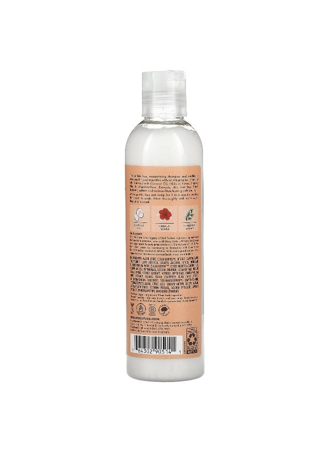 SheaMoisture, Kids 2-In-1 Curl & Shine Shampoo & Conditioner, Coconut & Hibiscus, 8 fl oz (237 ml)