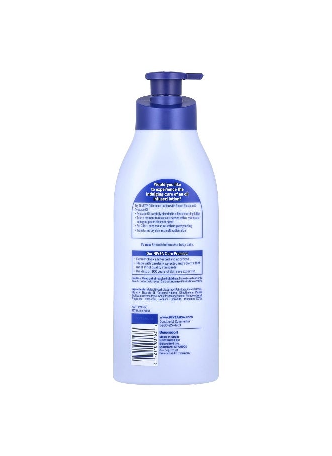Nivea, Oil Infused Lotion, Peach Blossom & Avocado Oil , 16.9 fl oz (500 ml)