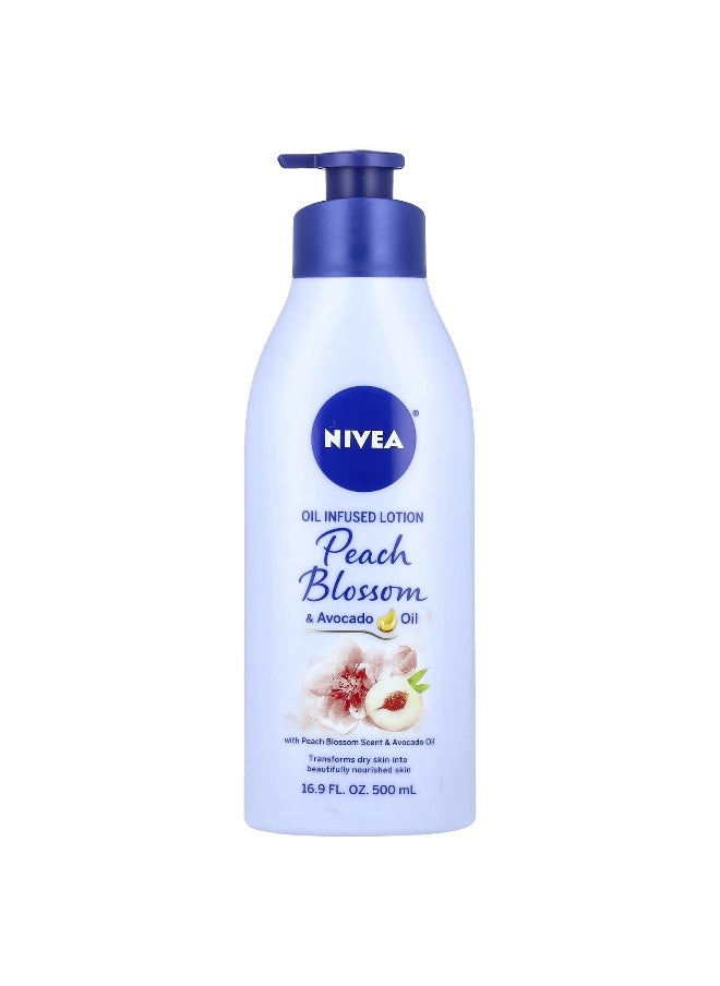 Nivea, Oil Infused Lotion, Peach Blossom & Avocado Oil , 16.9 fl oz (500 ml)