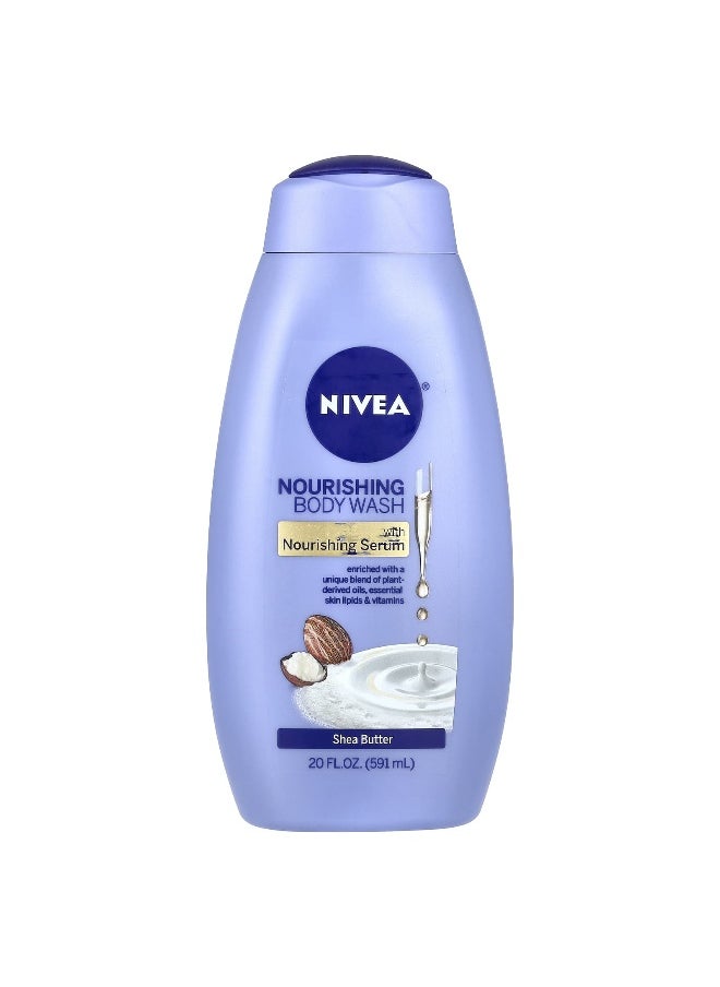 Nivea, Nourishing Body Wash, Shea Butter, 20 fl oz (591 ml)