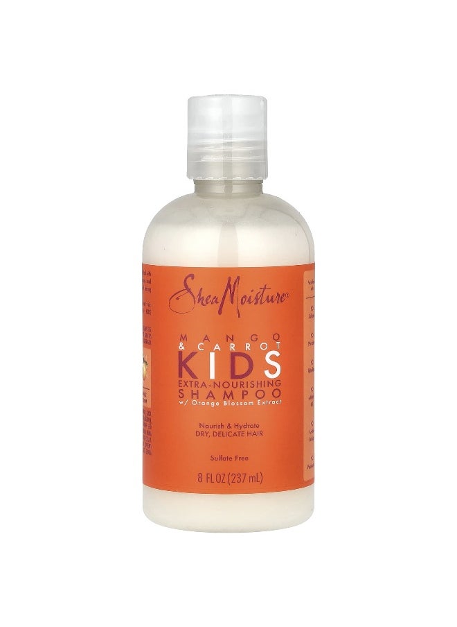 SheaMoisture, Kids Extra-Nourishing Shampoo, Mango & Carrot, 8 fl oz (237 ml)