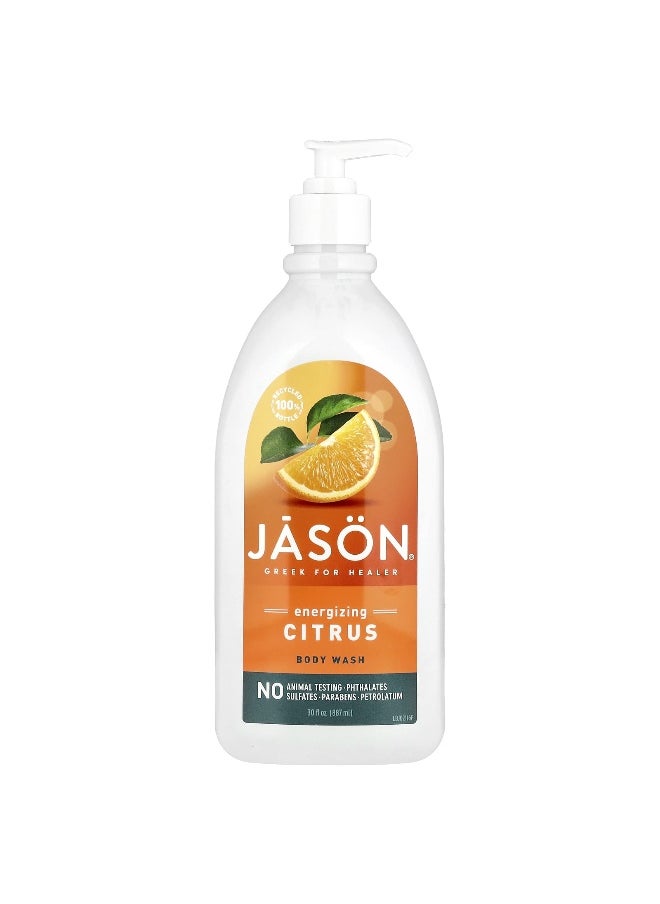 Jason Natural, Body Wash, Energizing Citrus, 30 fl oz (887 ml)