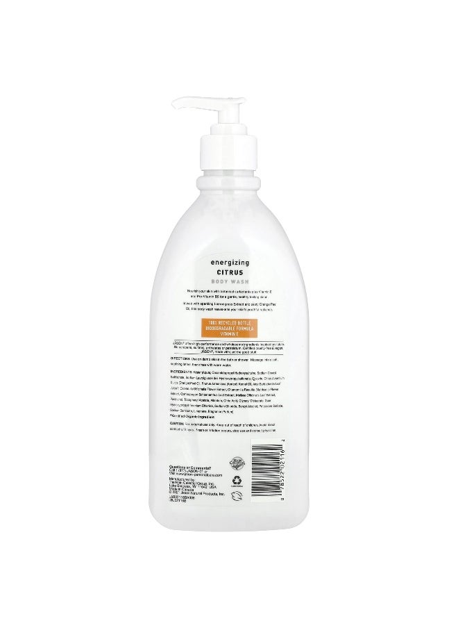 Jason Natural, Body Wash, Energizing Citrus, 30 fl oz (887 ml)