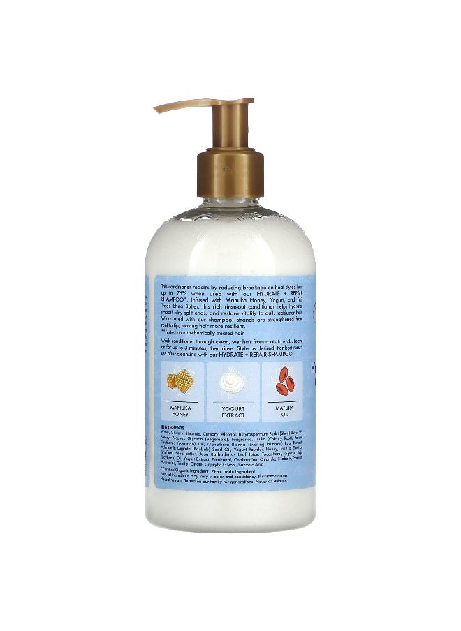 SheaMoisture, Manuka Honey & Yogurt, Hydrate + Repair Conditioner, 13 fl oz (384 ml)