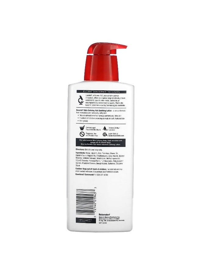 Eucerin, Skin Calming Lotion, Fragrance Free, 16.9 fl oz (500 ml)