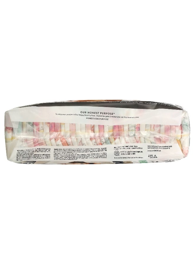 The Honest Company, Honest Diapers, Size 1, 8-14 Pounds, Rose Blossom, 35 Diapers