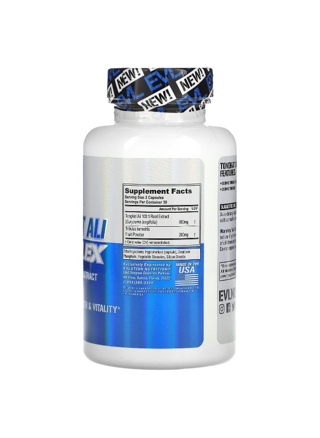 EVLution Nutrition, Tongkat Ali Complex, 800 mg, 60 Veggie Capsules (400 mg per Capsule)