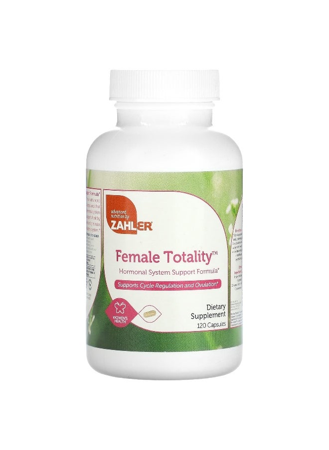 Zahler, Female Totality, Hormonal System Support Formula, 120 Capsules