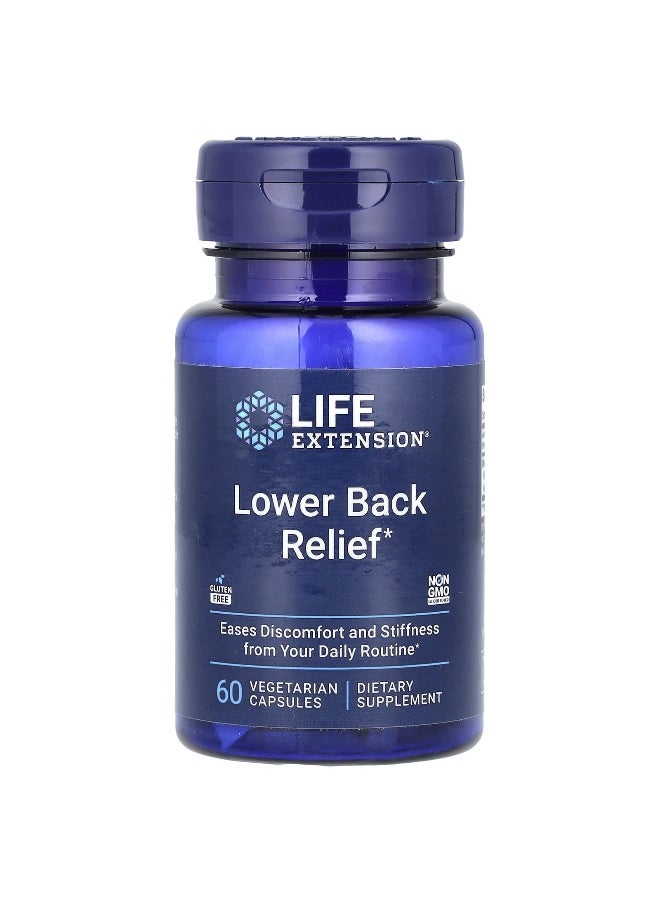 Life Extension, Lower Back Relief , 60 Vegetarian Capsules