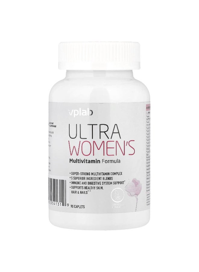 Vplab, Ultra Women’s Multivitamin Formula, 90 Caplets