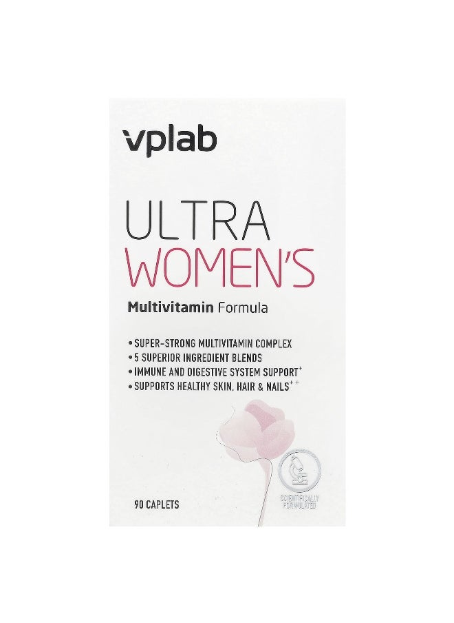 Vplab, Ultra Women’s Multivitamin Formula, 90 Caplets