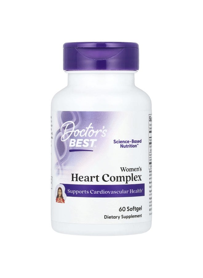 Doctor's Best, Women's Heart Complex, 60 Softgels