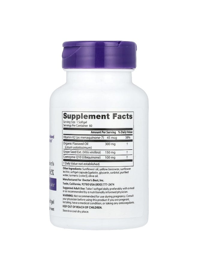 Doctor's Best, Women's Heart Complex, 60 Softgels