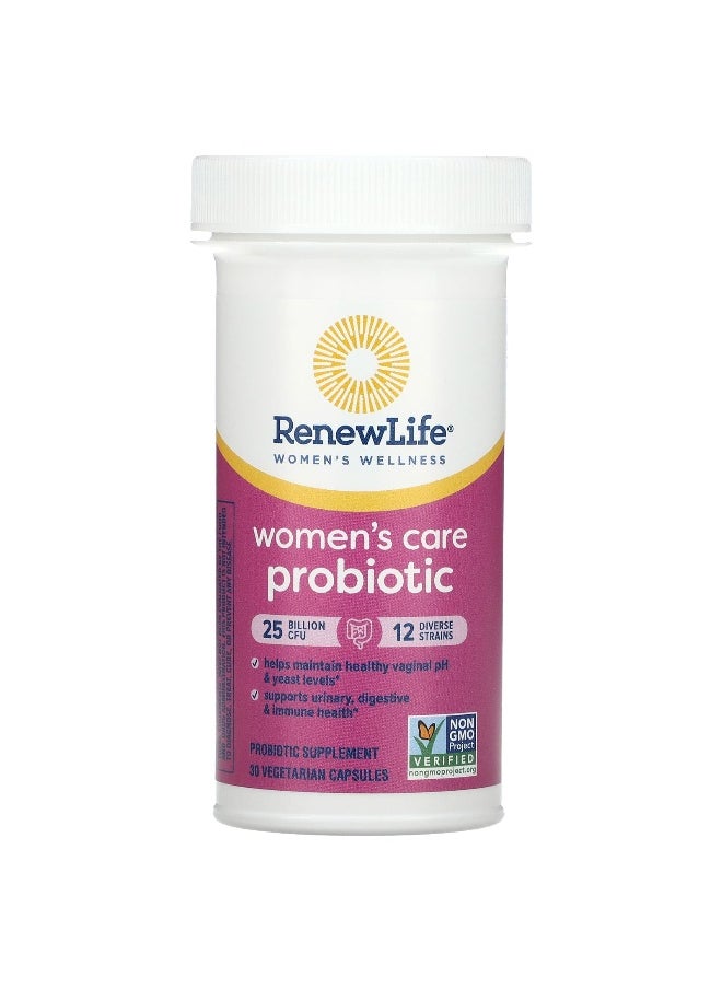 Renew Life, Women's Care Probiotic, 25 Billion CFU, 30 Vegetarian Capsules