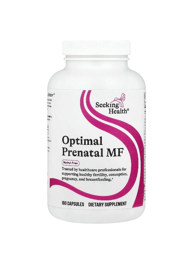 Seeking Health, Optimal Prenatal MF, 180 Capsules