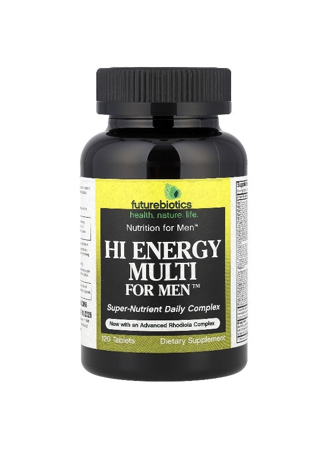 Futurebiotics, Hi Energy Multi, For Men™, 120 Tablets