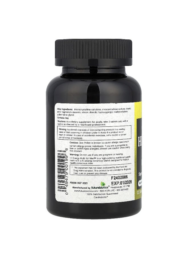 Futurebiotics, Hi Energy Multi, For Men™, 120 Tablets