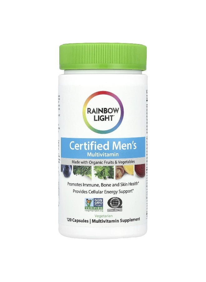 Rainbow Light, Certified Men's Multivitamin, 120 Capsules