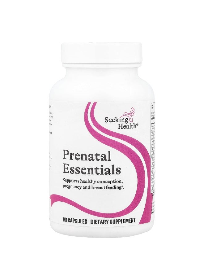 Seeking Health, Prenatal Essentials, 60 Capsules