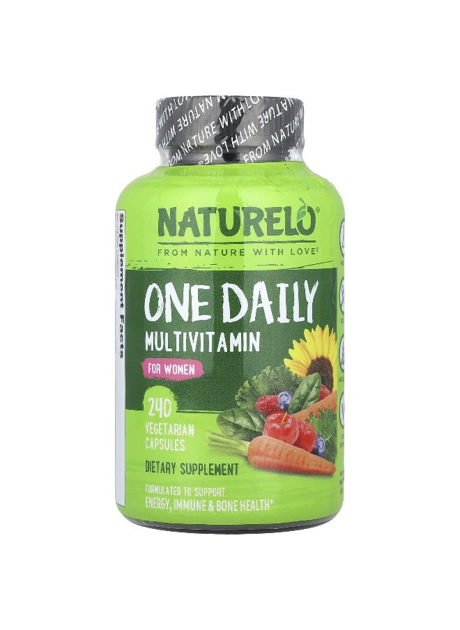 NATURELO, One Daily Multivitamin, For Women, 240 Vegetarian Capsules