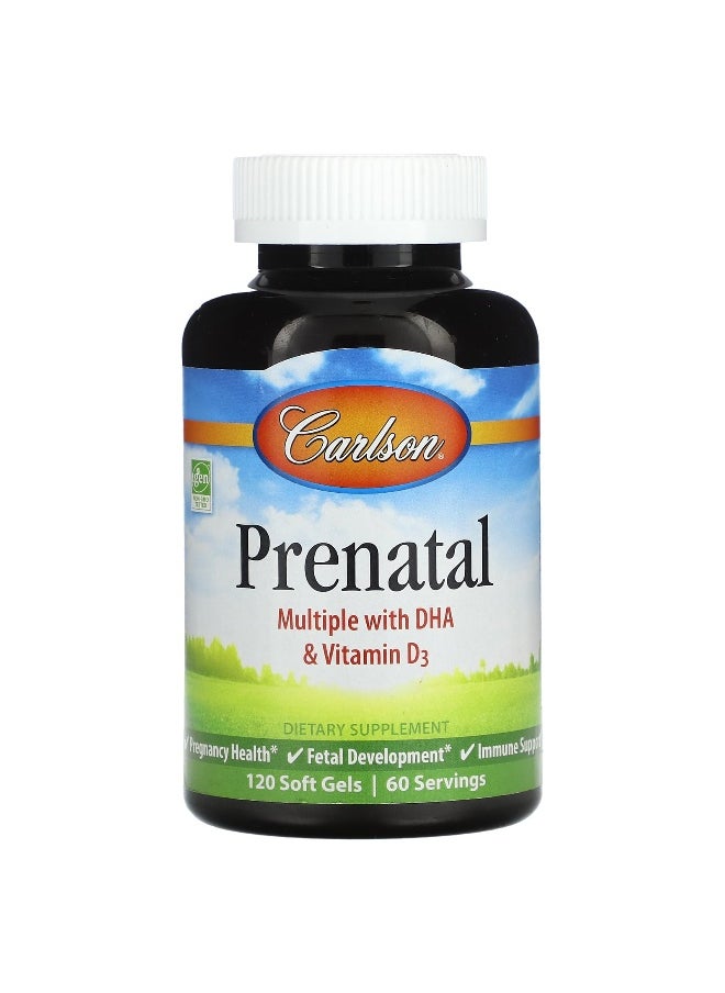 Carlson, Prenatal, 120 Soft Gels
