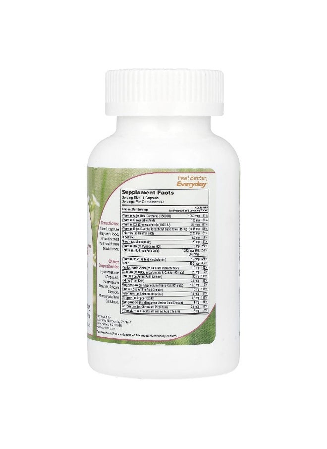 Zahler, Total One Prenatal™, Essential Once-Daily Prenatal, 60 Capsules