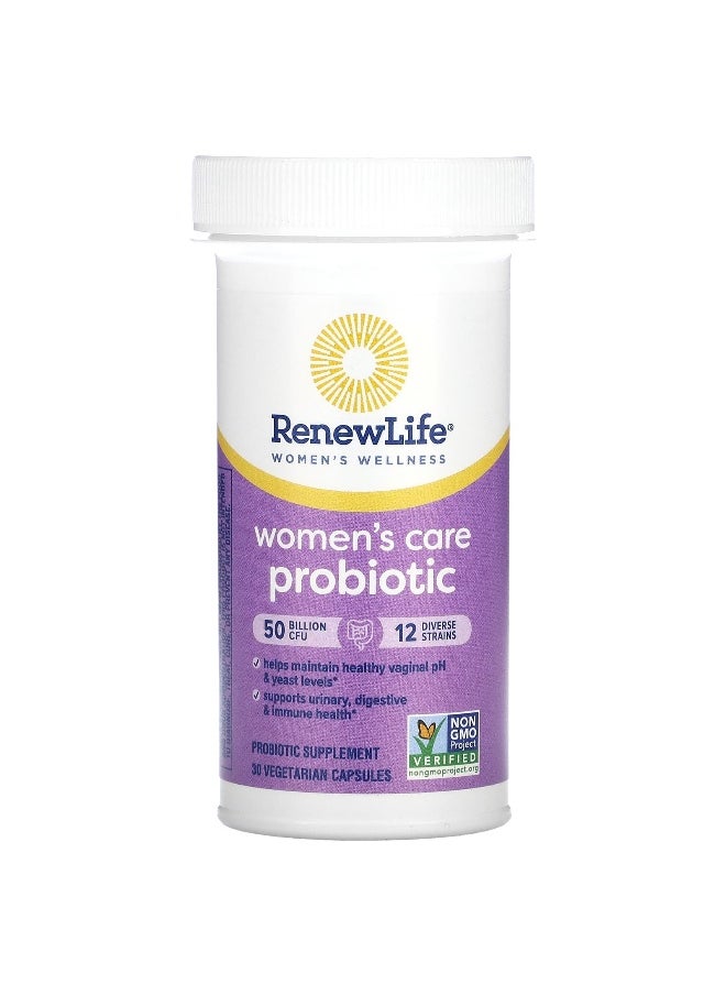Renew Life, Women's Care Probiotic, 50 Billion CFU, 30 Vegetarian Capsules