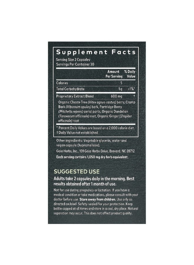 Gaia Herbs, Women Fertility Support, 60 Vegan Liquid Phyto-Caps