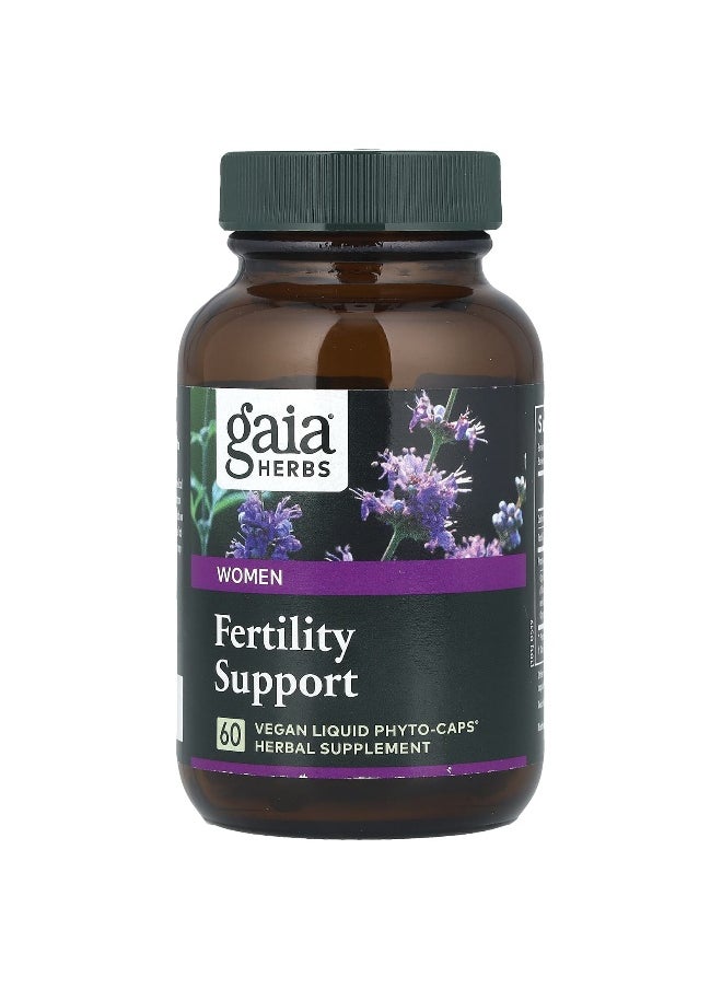 Gaia Herbs, Women Fertility Support, 60 Vegan Liquid Phyto-Caps