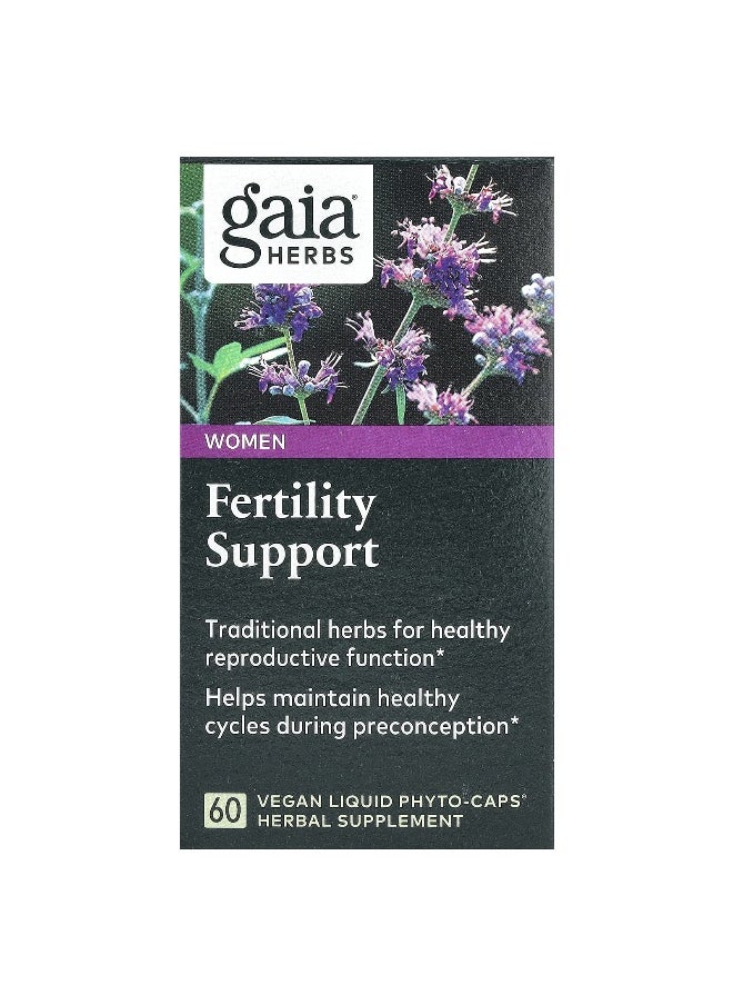 Gaia Herbs, Women Fertility Support, 60 Vegan Liquid Phyto-Caps
