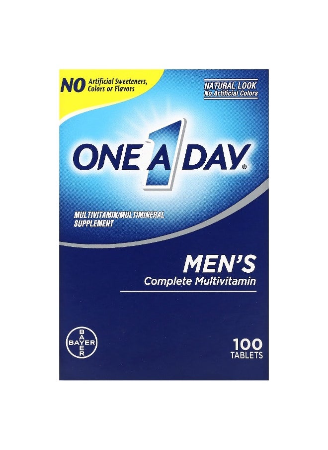 One-A-Day, Men's Complete Multivitamin, 100 Tablets