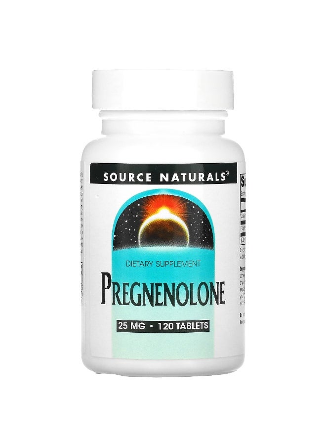 Source Naturals, Pregnenolone, 25 mg, 120 Tablets