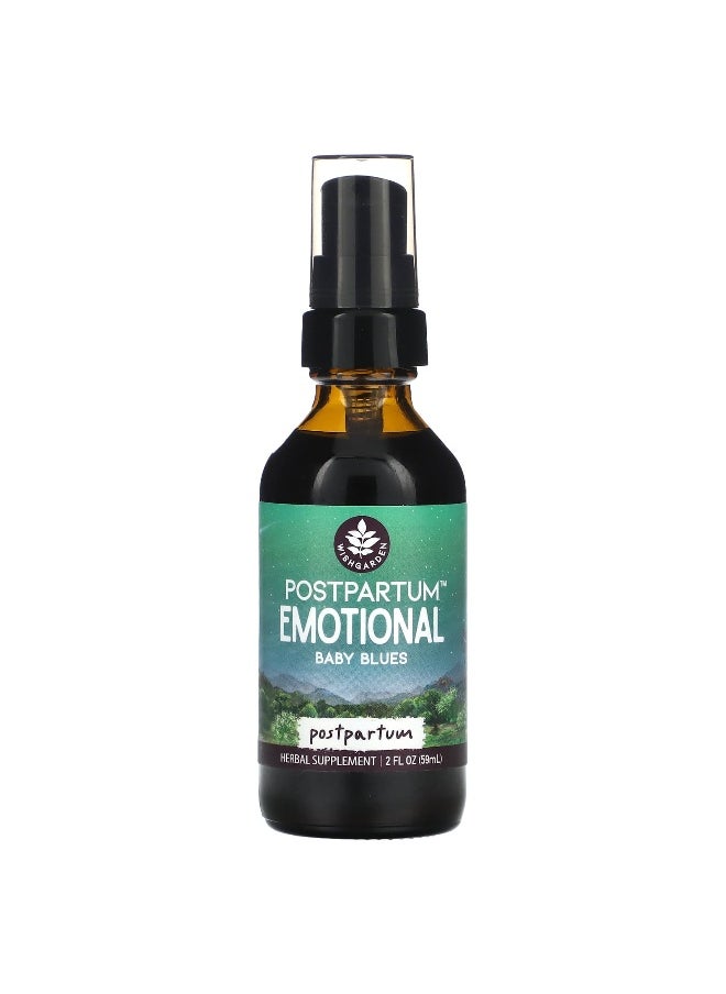WishGarden Herbs, Postpartum Emotional Baby Blues, 2 fl oz (59 ml)